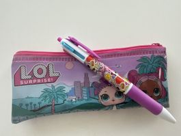 LOL Surprise Mäppli Etui mit Multicolor Kugelschreiber