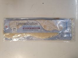 Lammwollsohlen grösse 34 - 41