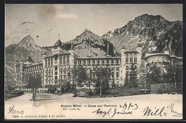 AK Caux, Palace Hotel, 1903