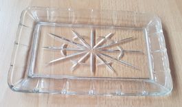 BUTTERTELLER / BUTTERPLATTE GLAS (VINTAGE)