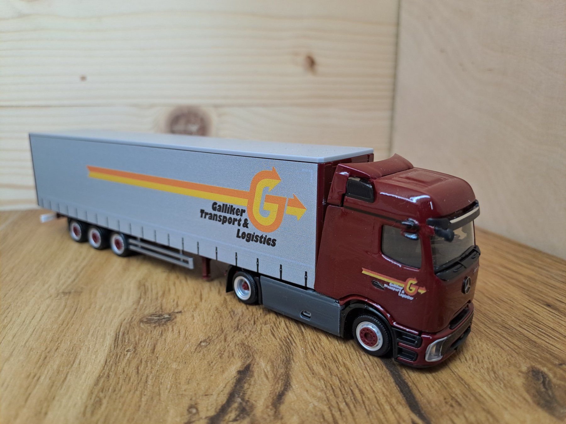 Herpa Modellini d'auto: MB  Actros Galliker Megaliner – Nuovo (secondo la descrizione) da Reiden venduto da vscp5 1