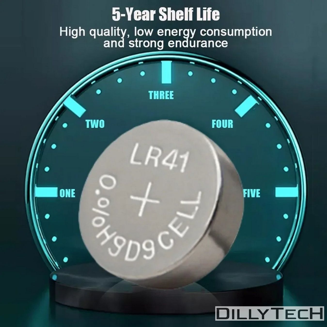 Caricatori & Batterie: DTecH AG3, LR41, 392 Knopfzellenbatterie - 50 Stk. – Nuovo e nell'imballaggio originale da Meilen venduto da DillyTecH 8