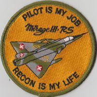 Mirage III RS PILOT IS MY JOB RECON IS MY LIFE mit Klett