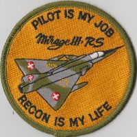 Mirage III RS PILOT IS MY JOB RECON IS MY LIFE ohne Klett