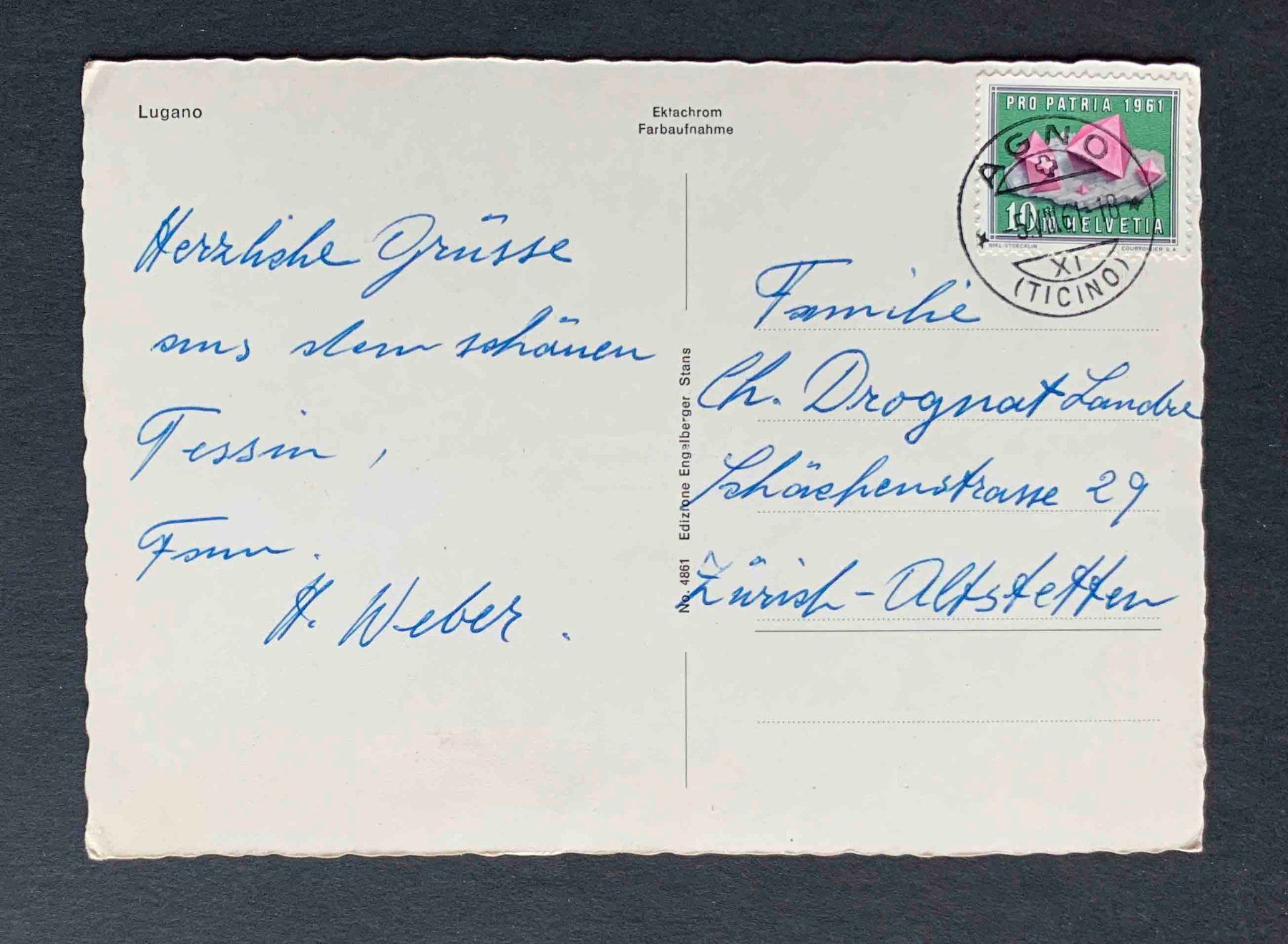 Cartoline postali: AK Lugano – Usato da Goldau venduto da artelier1 1