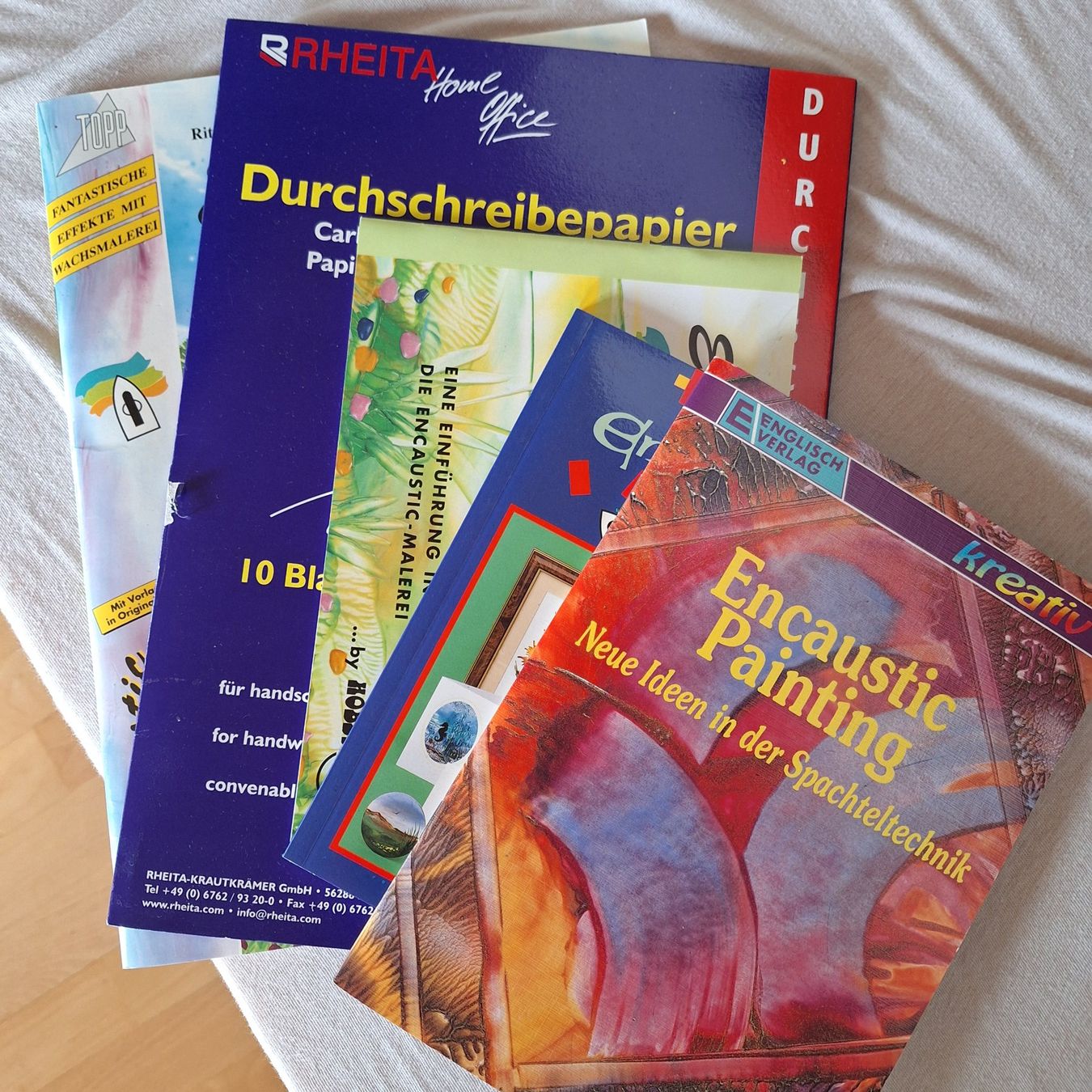 Bastelsets: Encaustic Art Wachsblöcke +Bücher, günstig! – Neu und originalverpackt aus Hettenschwil von Schneuggi2 1