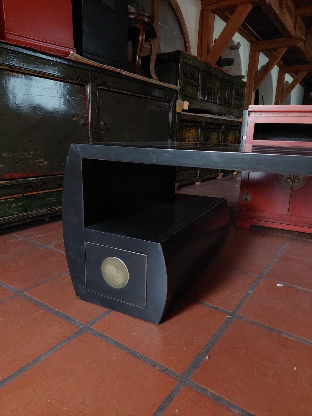 Mobili TV: Lowboard schwarz Fernsehmöbel asiatisch – Nuovo (secondo la descrizione) da Cham venduto da mjg1901 2