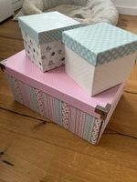 Set of 5 Decorative Storage Boxes - Floral Patterns!