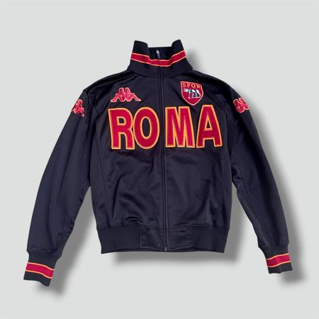 Kappa Roma streetwear black track jacket
