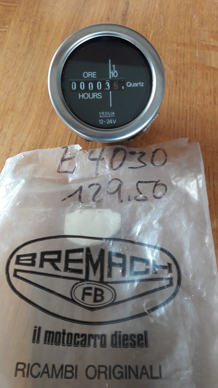 Alle Ersatzteile: BREMACH Compteur horaire – Neu und originalverpackt aus Courfaivre von silberschnee