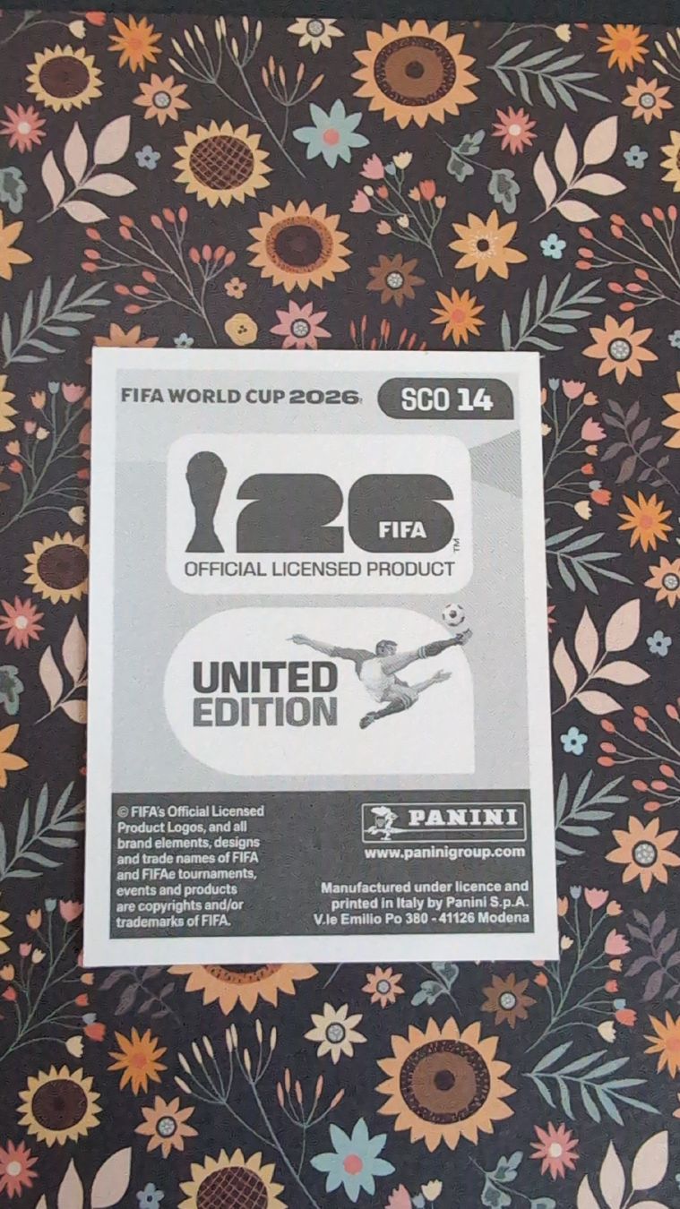 Panini Carte collezionabili: SCO 14 - PANINI - FIFA WM 2026 – Nuovo (secondo la descrizione) da Bauma venduto da tobiaskl 1