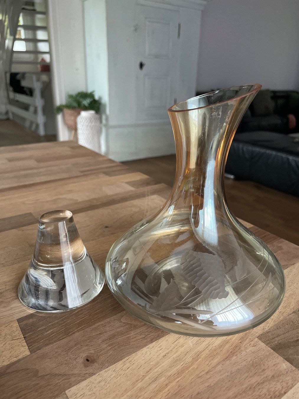 Karaffen: schöne Glaskaraffe Balestri Kristallglas Vintage – Gebraucht aus Flawil von Mito97 1