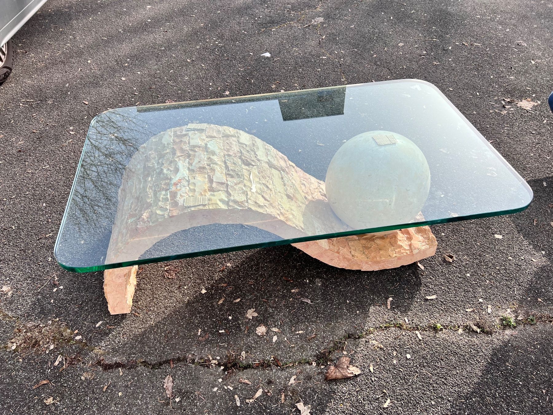 Tavoli: Couchtisch mit massiver Glasplatte – Usato da Unterengstringen venduto da 2bConsulting