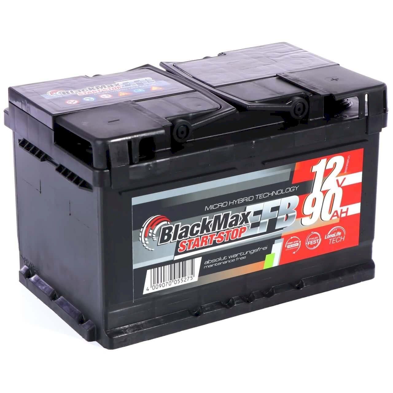 Batterie: BlackMax Start-Stop EFB 12V 90Ah – Nuovo e nell'imballaggio originale da Bottighofen venduto da zaap 2