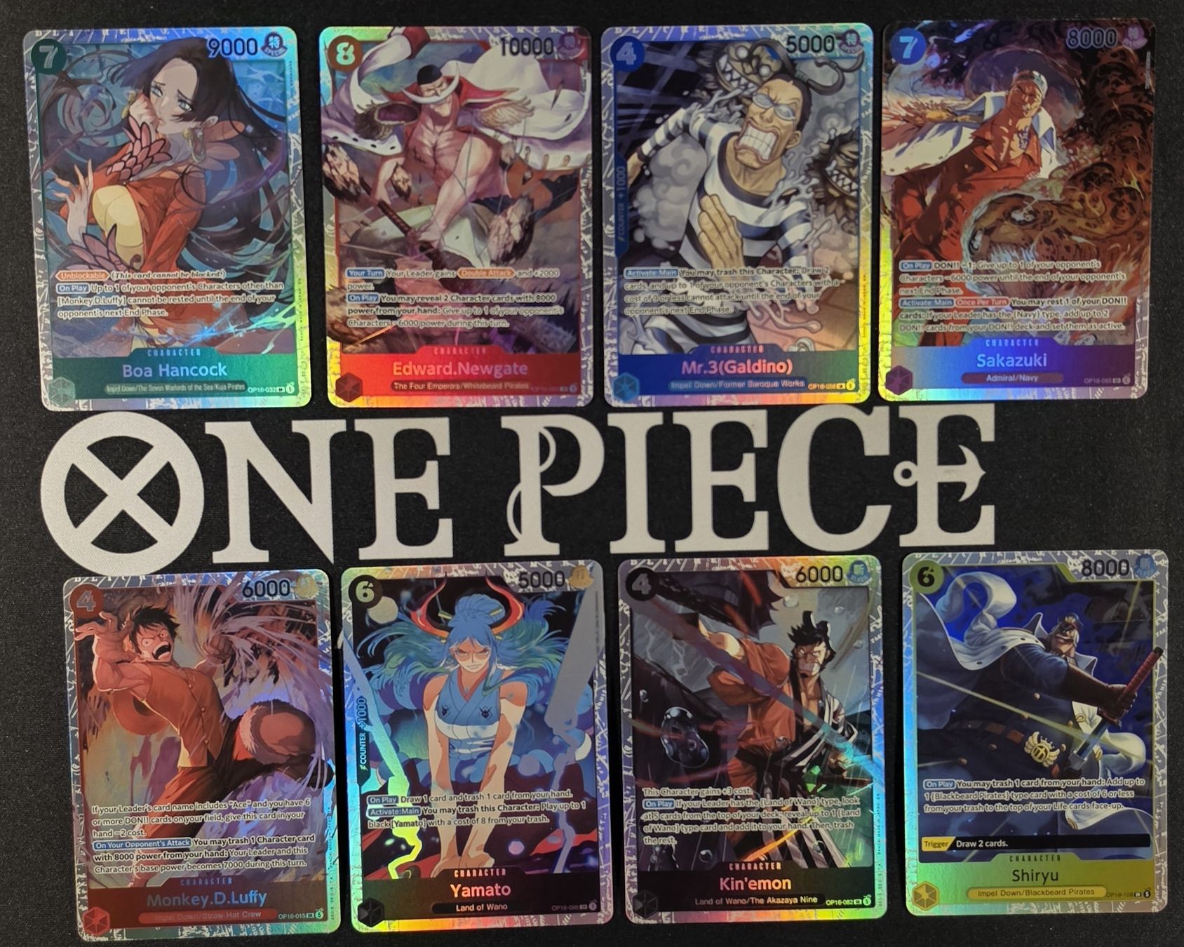 Bandai Carte collezionabili: 8x SR Set OP16 - NM - One piece card game – Nuovo (secondo la descrizione) da Melano venduto da emm_m2jq