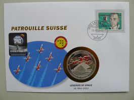 2022, Patrouille Suisse Numisbrief "Legends of Space"