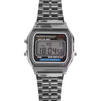 Digitale Retro Armbanduhr 80er Design | Alarm, Stoppuhr, LED