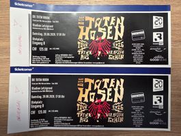 DIE TOTEN HOSEN - Zürich, 20.06.2026 - 2x Stehplätze