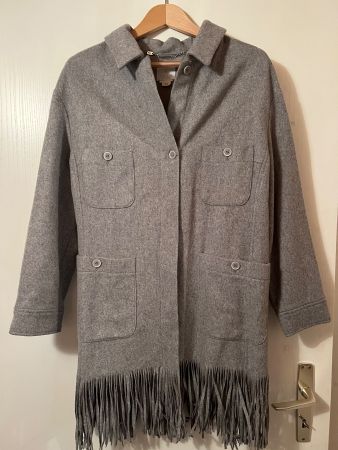 MADELEINE Tolle Jacke mit Fransen, Grösse 40