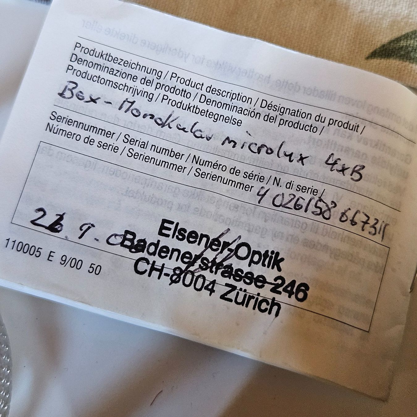 Binocoli: Monokular microlux 4x13 mit Etui – Usato da Uster venduto da Sonnenblume212 1