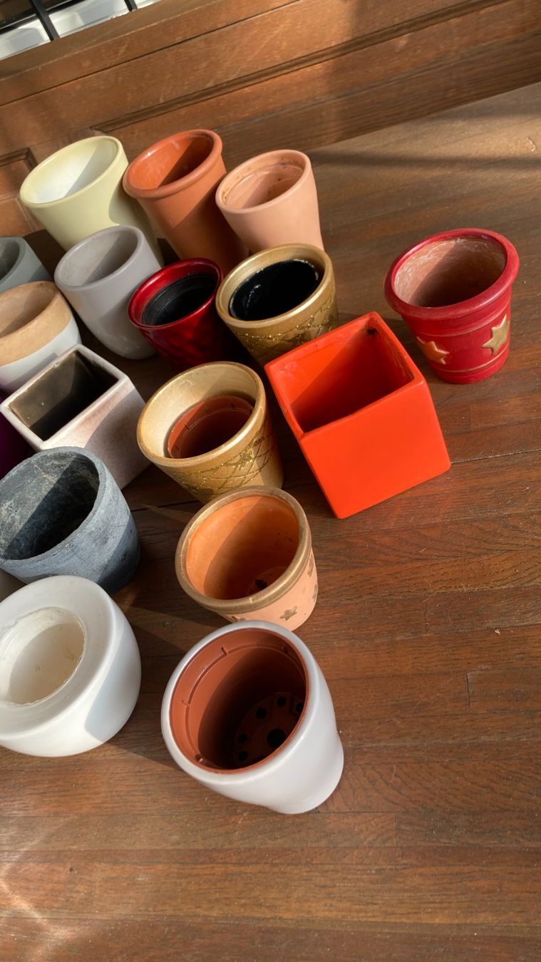 Pots de fleurs: Blumentöpfe Keramik gemischt – D'occasion à Zwingen par Hugom 3