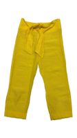Mango Sommerhose XS Lyocell Strandhose gelb leicht
