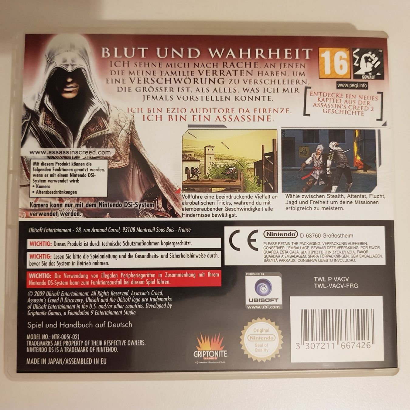 Nintendo Jeux: Assassins Creed 2 /DS – D'occasion à Münchenstein par 2DGames 1