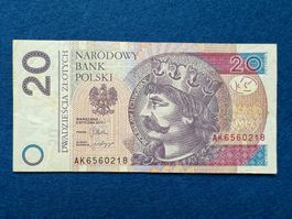 Warschau 2012 - Polen - 20 Zlotych