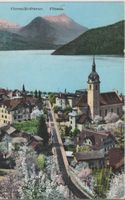 CH 187 Vitznau, Vierwaldstättersee, mit Schiffstempel,  1909