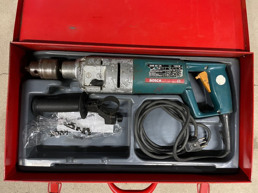 Perceuse Bosch E22SB Vintage Des Années 1970 - Avec Interrupteur Et Réglage De Vitesse, Occasion