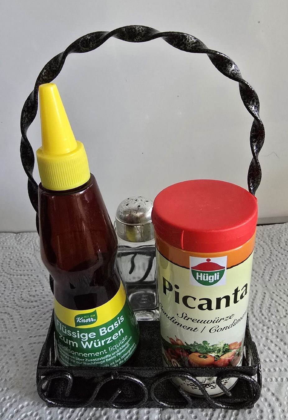 Set di piatti: Menage Gewürz, Maggi/Aromat – Usato da Burgistein venduto da maia13