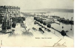 Genève - Quai du Léman 1901
