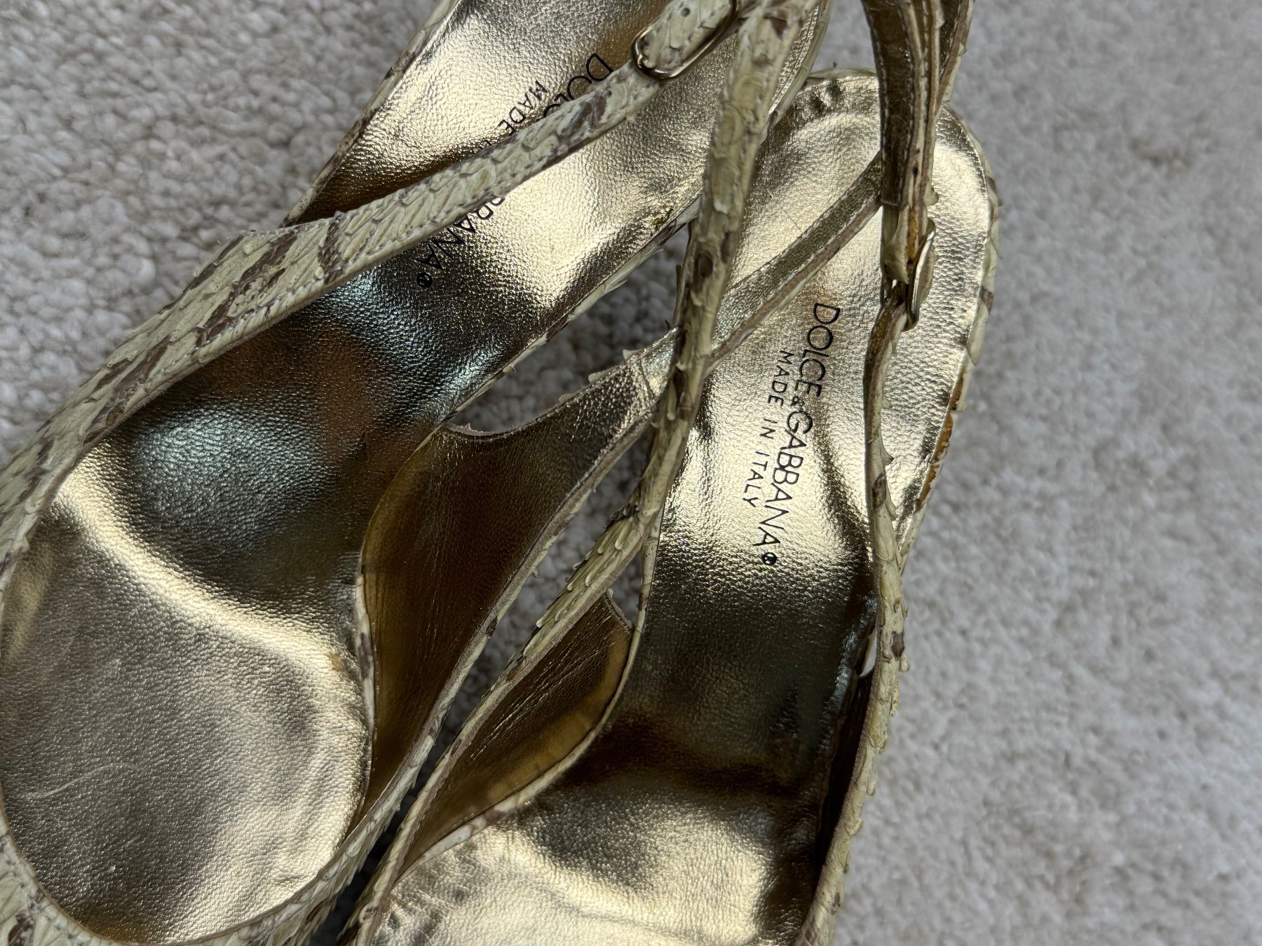 Dolce & Gabbana Scarpe da donna: D&G Highheels Schlangenleder – Usato da St.Gallen venduto da chantalmaag 4