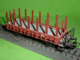 SBB Rungenwagen Typ M6 Nummer 67045 HAG 325.01 markiert "FO"