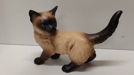 Göbel Porzellanfigur Hauskatze, sehr schön gemacht (L36)