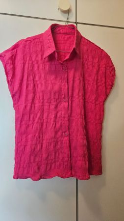 Camicetta fucsia tg.M poliestere