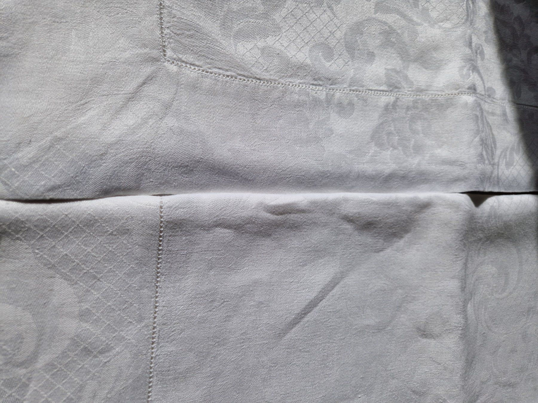 Altra biancheria da tavola: 2 Leinendamast Tischdecke 123x128cm – Nuovo (secondo la descrizione) da Bern venduto da Antikbatik 9