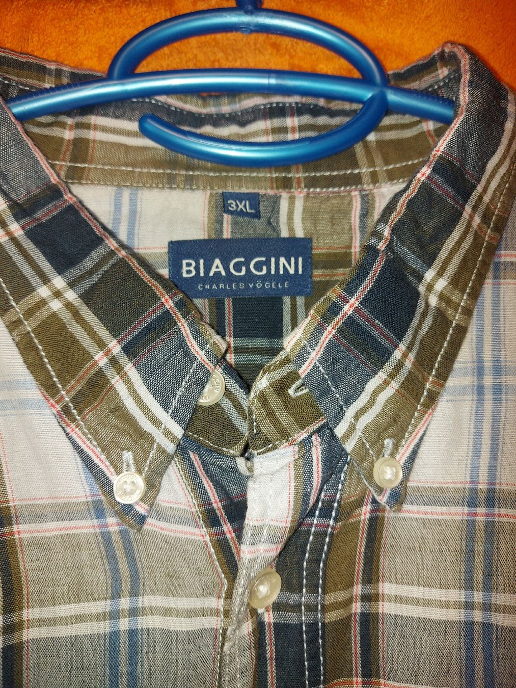 Hemden: BIAGGINI Karo-Hemd Gr. 3XL kurzarm – Gebraucht aus Sierre von Dondiego02 1
