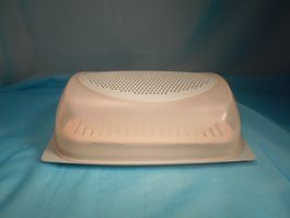 Tupperware Behälter für Käse, gross, blau, mit Rost