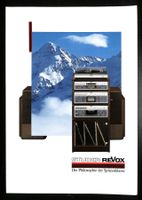 STUDER REVOX® Prospekt Die Philosophie der Spitzenklaẞe 1986