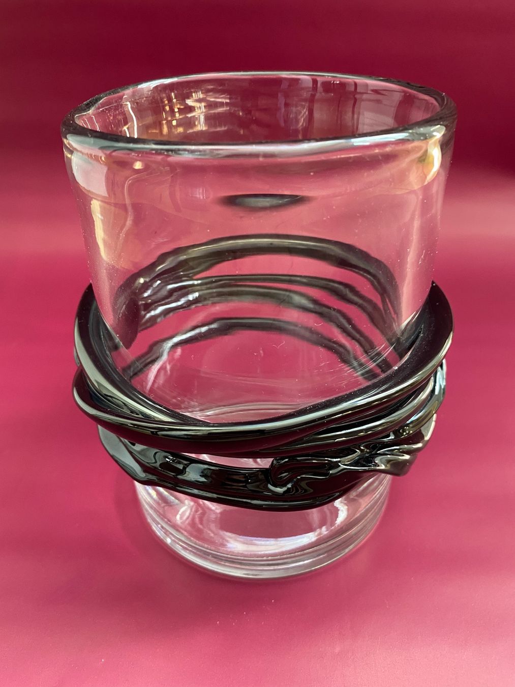 Vase & Récipients: Vase mit schwarzer Applikation – D'occasion à Bern par schnupka 1
