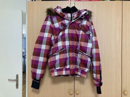 Bunte Winterjacke/Skijacke Gr. XS