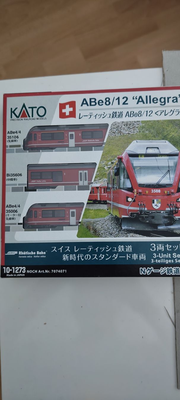 Kato Modelleisenbahnen: Kato ABe8/12 – Neu und originalverpackt aus Langnau i. E. von m.du