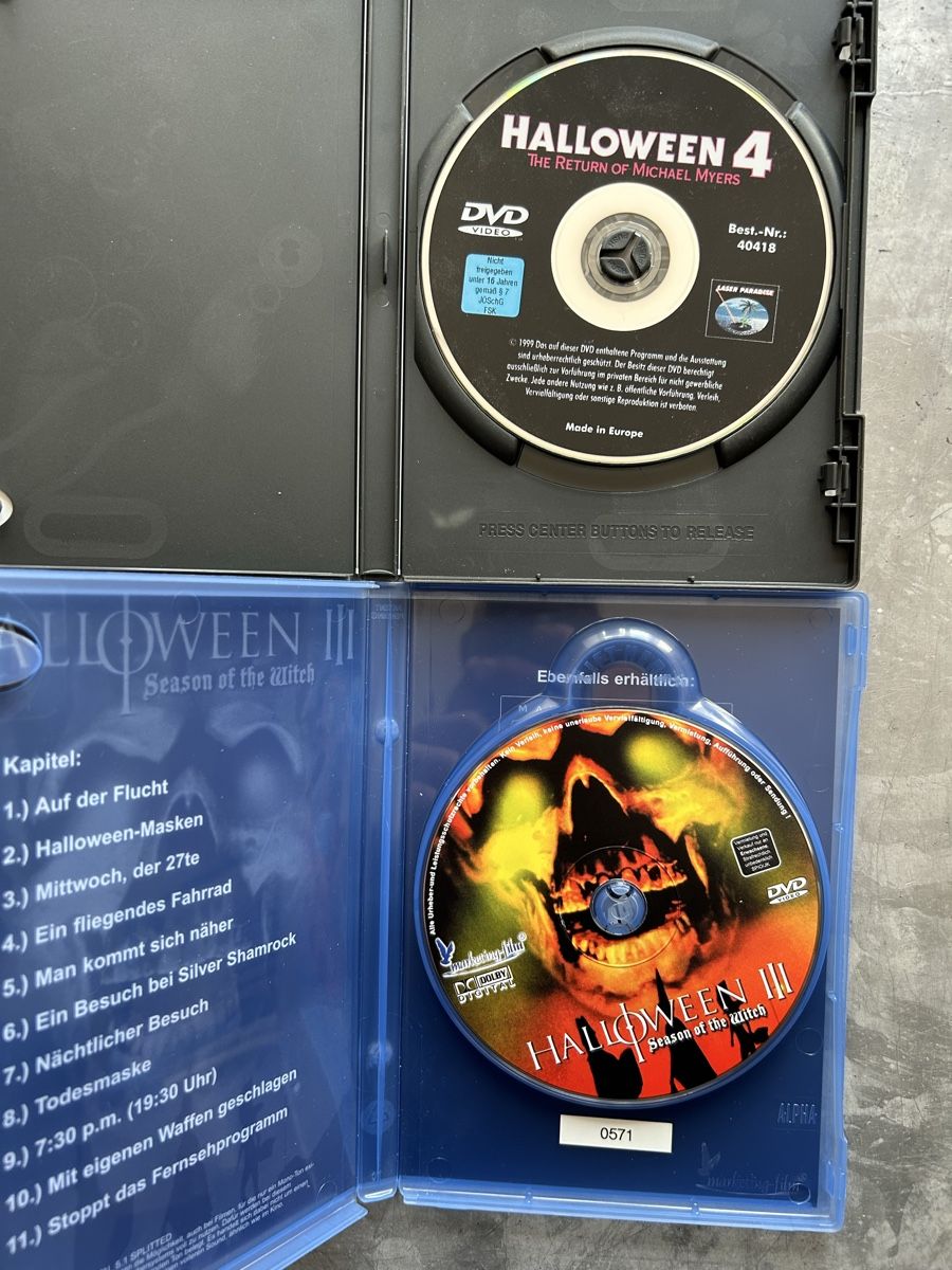 Tutti i DVDs: Halloween 3 & 4 - DVD Set - Horror – Usato da Winterthur venduto da lenolson 2