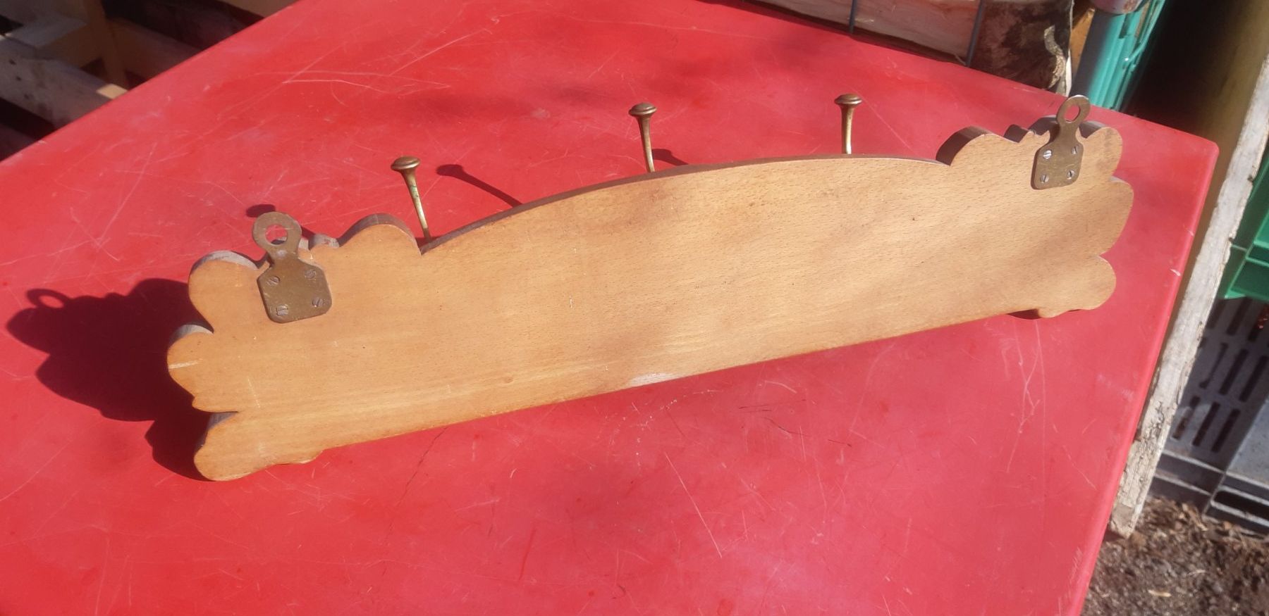 Guardaroba: Antiker Messing - Kleiderhaken - Garderobe – Usato da Wolfhalden venduto da Quiria68 2