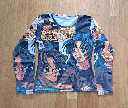 2 Anime Manga Langarmshirt