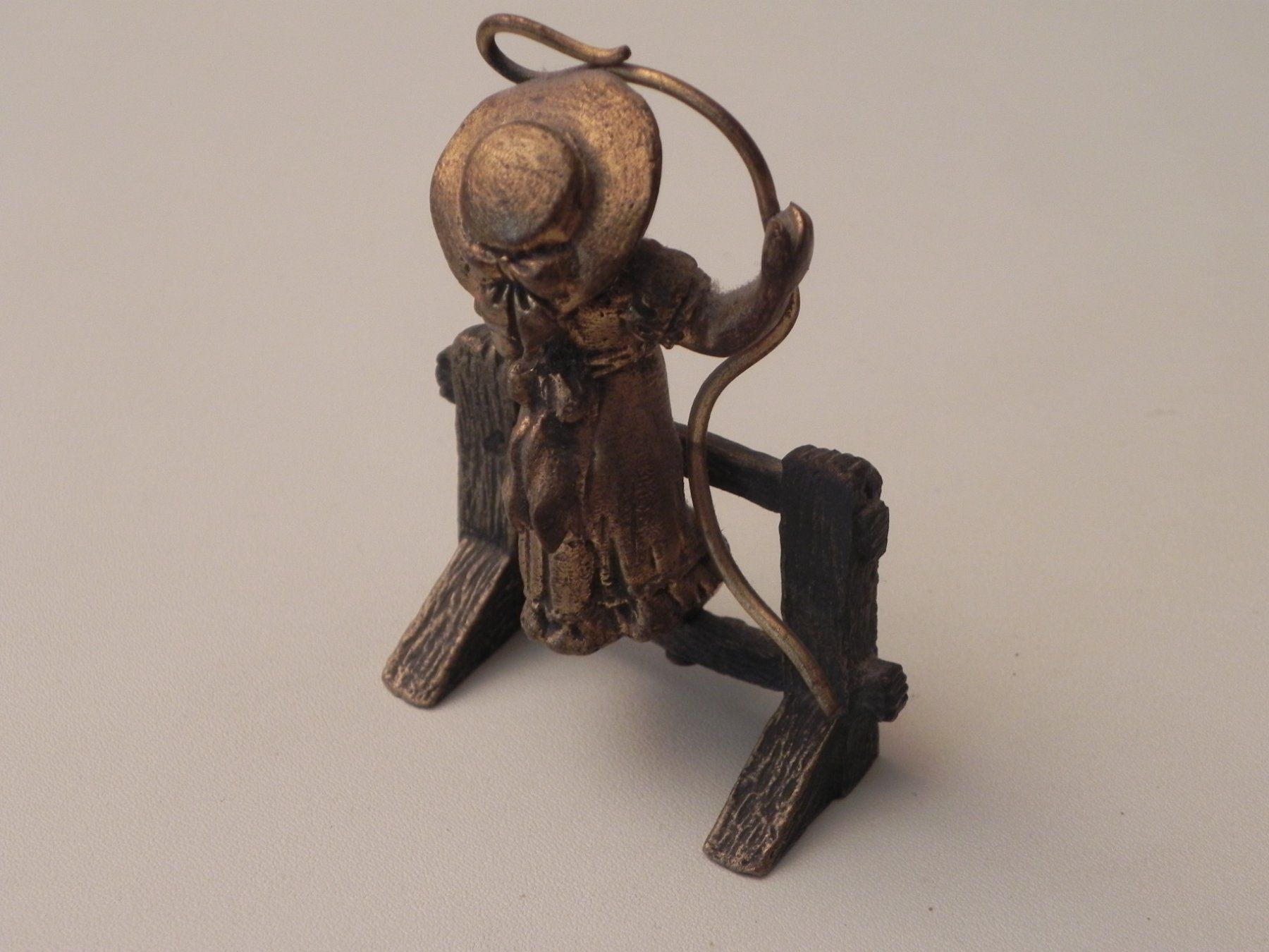 Figuren: Antike kleine Sammelfigur aus Messing oder Bronze – Gebraucht aus Minusio von Lory64 3