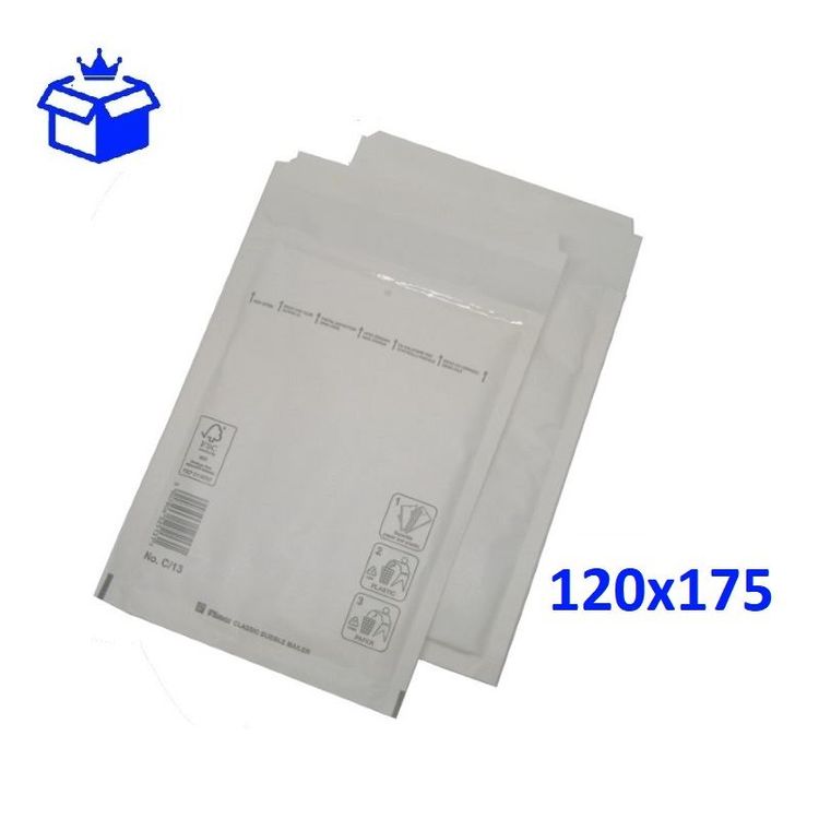 100 Luftpolstertaschen 120 x 175 mm (Neu und originalverpackt) in für