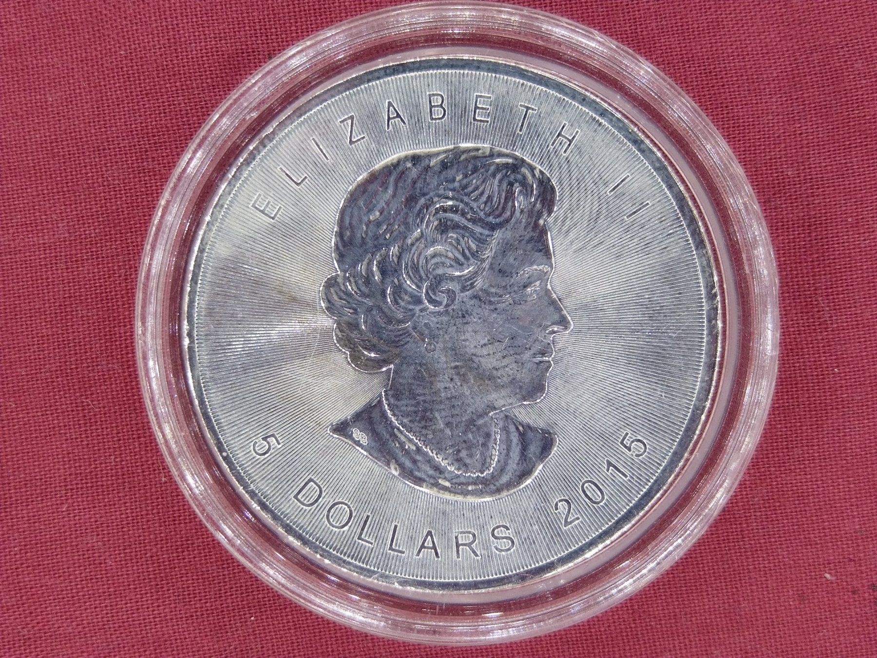Alle Münzen: Silber Maple Leaf 1 oz - 2015 – Gebraucht aus Dättlikon von Quarz58 3