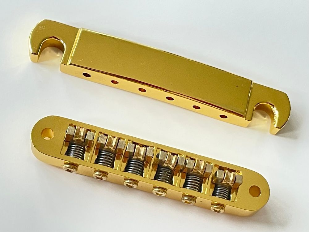LP Style Roller Bridge / Brücke II Schwarz, Rollengelagert